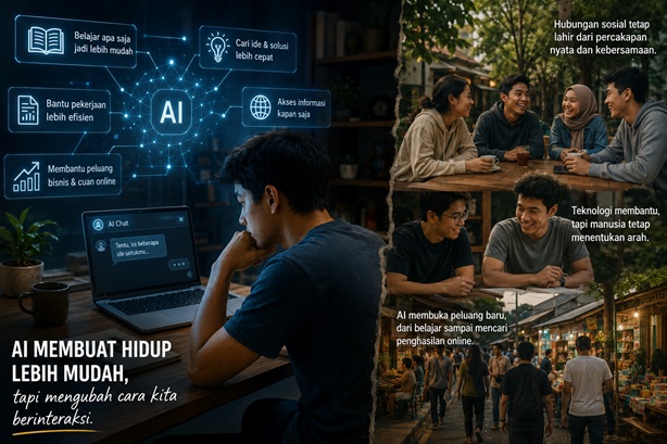 AI dan Kehidupan Sosial: Kita Jadi Makin Pintar atau Makin Kesepian?
