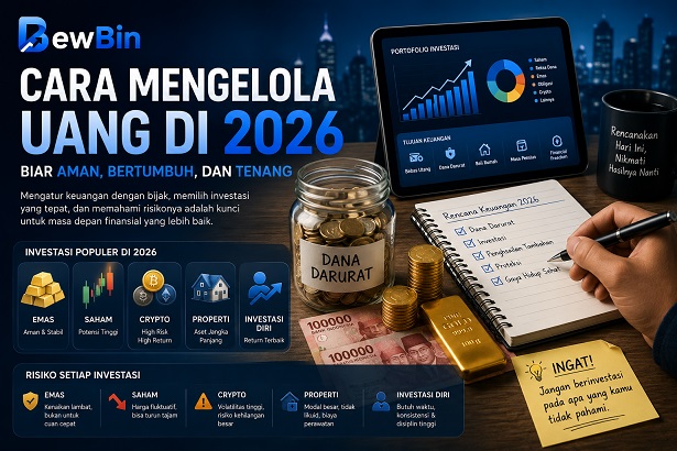 Cara Mengelola Uang di 2026, Bukan Soal Jadi Kaya Cepat Tapi Biar Hidup Lebih Tenang