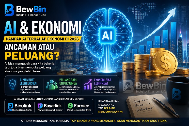 AI dan Ekonomi di 2026, Membantu Masyarakat atau Justru Mengancam Pekerjaan?