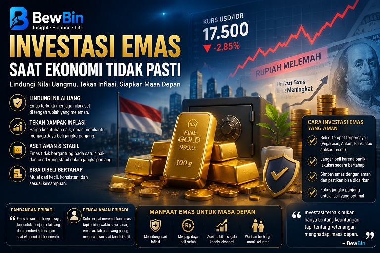 Pentingnya Investasi Emas di Tengah Ekonomi Indonesia Saat Rupiah Melemah