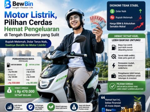 Bagaimana Motor Listrik Bisa Membantu Menghemat Pengeluaran di Tengah Ekonomi yang Sulit?