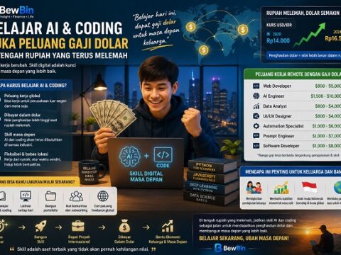 Kenapa Anak Muda Sekarang Sebaiknya Belajar AI dan Coding? Karena Peluang Gaji Dolar Semakin Besar