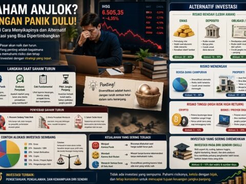 CARA MENYIKAPI SAHAM ANJLOK
