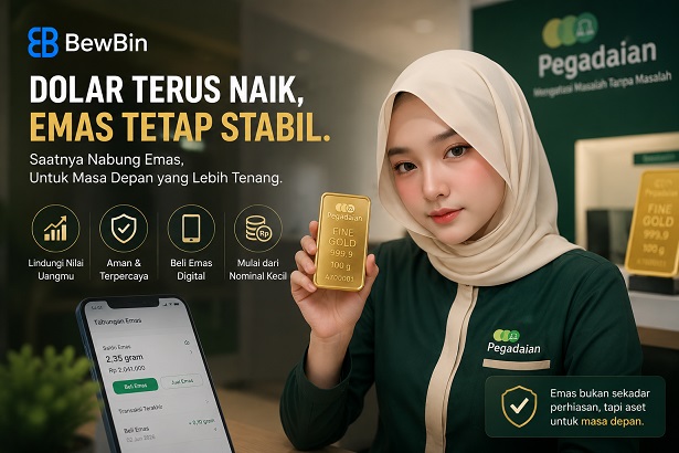 Dolar Terus Naik, Emas Justru Terlihat Tenang. Apakah Ini Saatnya Mulai Menabung Emas?