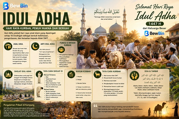 Idul Adha, Tentang Pengorbanan, Keikhlasan, dan Hangatnya Kebersamaan di Kampung